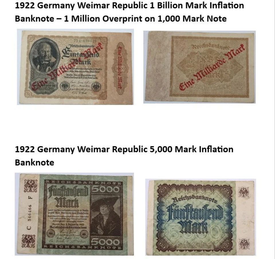 Group of 11 - Pre 1918 German Empire Banknotes - 1910 to 1917 Pre WWI and Durin - Image 3 of 4