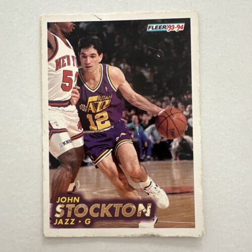 1991 Hoops John Stockton #212 comme neuf PSA 9 Utah Jazz - Photo 1/3