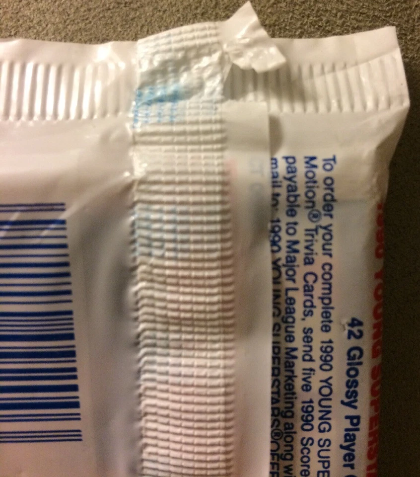 1990 Score Card Pack Gerald Young Astros (Top) Mike Hartley Dodgers Rookie (Back - Image 3 of 3