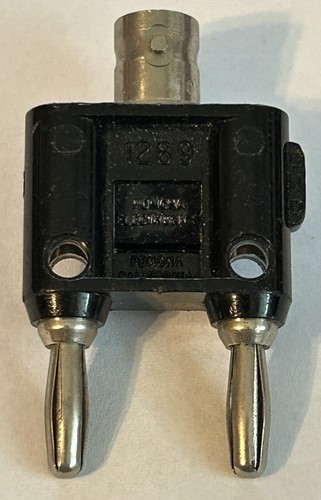 ITT Pomona Electronics 1269 BNC Female To Double Banana Coaxial