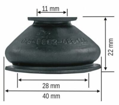 Spurstange Hinten 2x Spurstangenkopf Staubmanschette Traggelenk Gummi Schwarz 009 – Für Audi, VW, BMW | Passend, Einfach Zu Wechseln Spurstangengelenk Werkzeug
