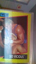 SID VICIOUS #31 TRADING CARD WCW Wrestling Vintage 1991 Impel 