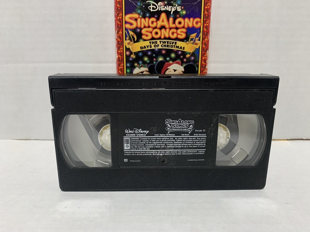 Disney Sing Along Songs - The Twelve Days of Christmas Volume 12