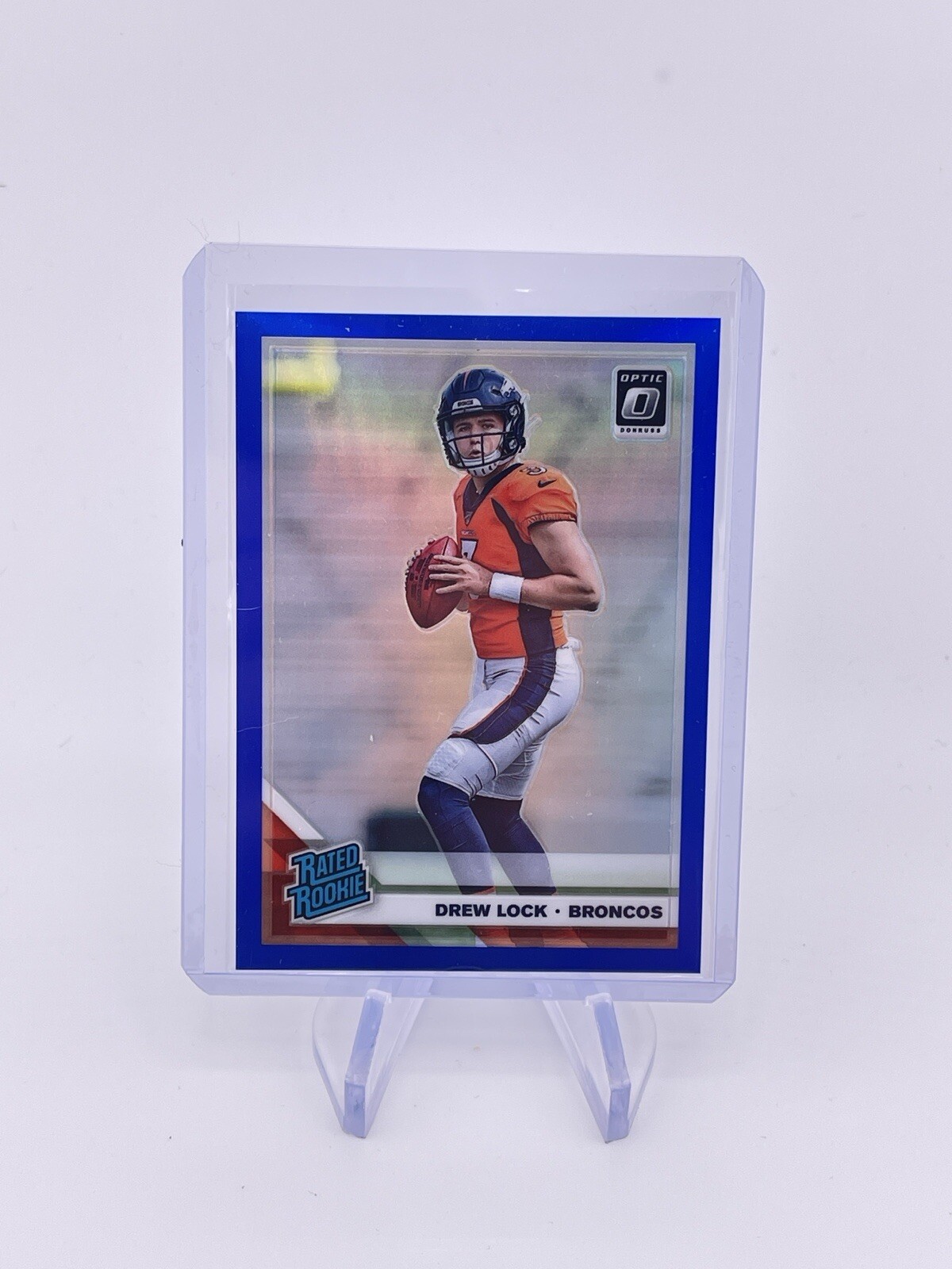 DREW LOCK 2019 PRIZM DONRUSS OPTIC BLUE /150 Rated Rookie RC Giants