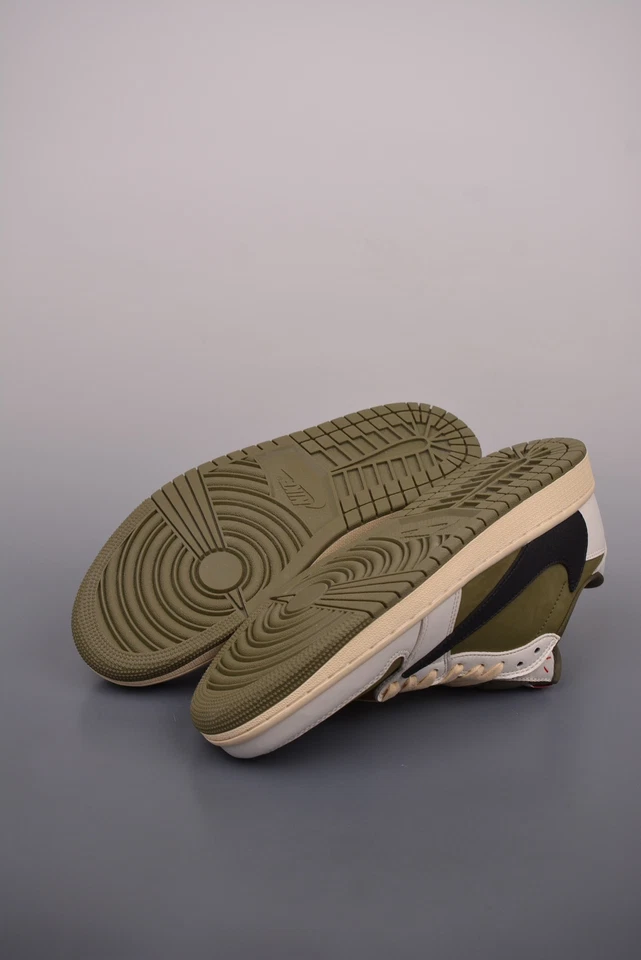Nike AJ 1 Retro Low OG SP Travis Scott Medium Olive DM7866-200 Men's Size 4-12 - Image 3 of 4