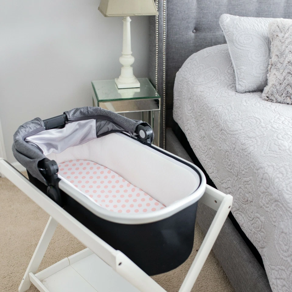 Bassinet Sheets for Baby Girl - Ultra Soft Jersey Knit - Universal Fit - 2 Pack - Image 3 of 4