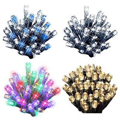 200 LED LICHTERKETTE WEIHNACHTEN FESTLICH JÄGER 8 FUNKTIONEN TIMER BATTERIEBETRIEBEN