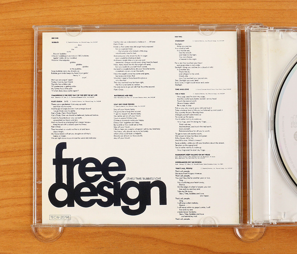 The Free Design - Stars / Time / Bubbles / Love CD (Japan 1998