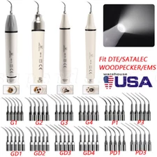 Dental Ultrasonic Piezo Scaler Handpiece LED/Tip Fit EMS/Cavitron/DTE/SATELEC ns