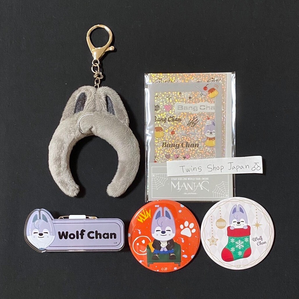 STRAY KIDS SKZOO Wolf Chan Goods set Japan Fan Connecting