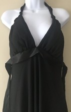 Women's Alyn Paige Asymmetrical Black Sun Dress 6 size