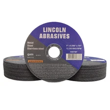 50PK 5" x .040" x 7/8" Cut-off Wheels, Stainless Steel Metal Cutting Discs