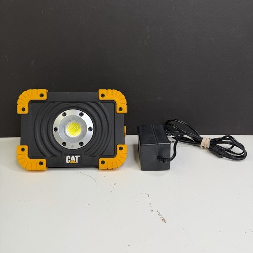 CAT Rechargeable/Portable LED Work Light w/ Power Adapter WORKS BUT READ