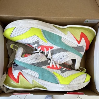 PUMA LQDCELL Origin White Yellow Alert 192862-02 Men's Athletic Sneakers