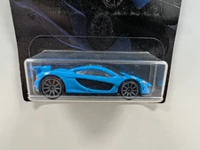 McLaren P1 - 2018 Hot Wheels Exotics - Blue, Walmart Exclusive.
