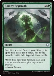 Roiling Regrowth #105 Commander: Edge of Eternities Uncommon NM