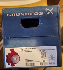 GRUNDFOS UPS 25-80 N 180 98057227 STAINLESS HOT WATER PUMP (RRP £700)