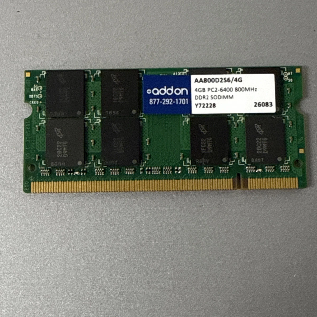 SO-DIMM PC2-6400 DDR2-800 Computer SDRAM for sale | eBay