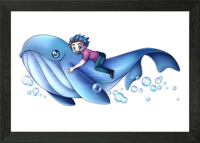 Walreiter gerahmtes Wandbild Poster Leinwanddruck Bild
