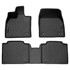 SMARTLINER SA0702/B0702 Front/Rear BLACK Floor Liners for Lexus RZ