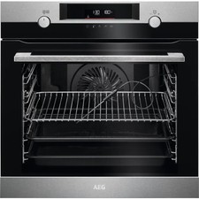 Image of AEG BPK556260M 6000 Series SteamBake Built In Oven with Pyrolytic Cleaning 71L