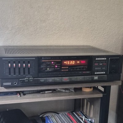 Hitachi HTA-55F Stereo Receiver AM/FM Radio Tuner 180W Black