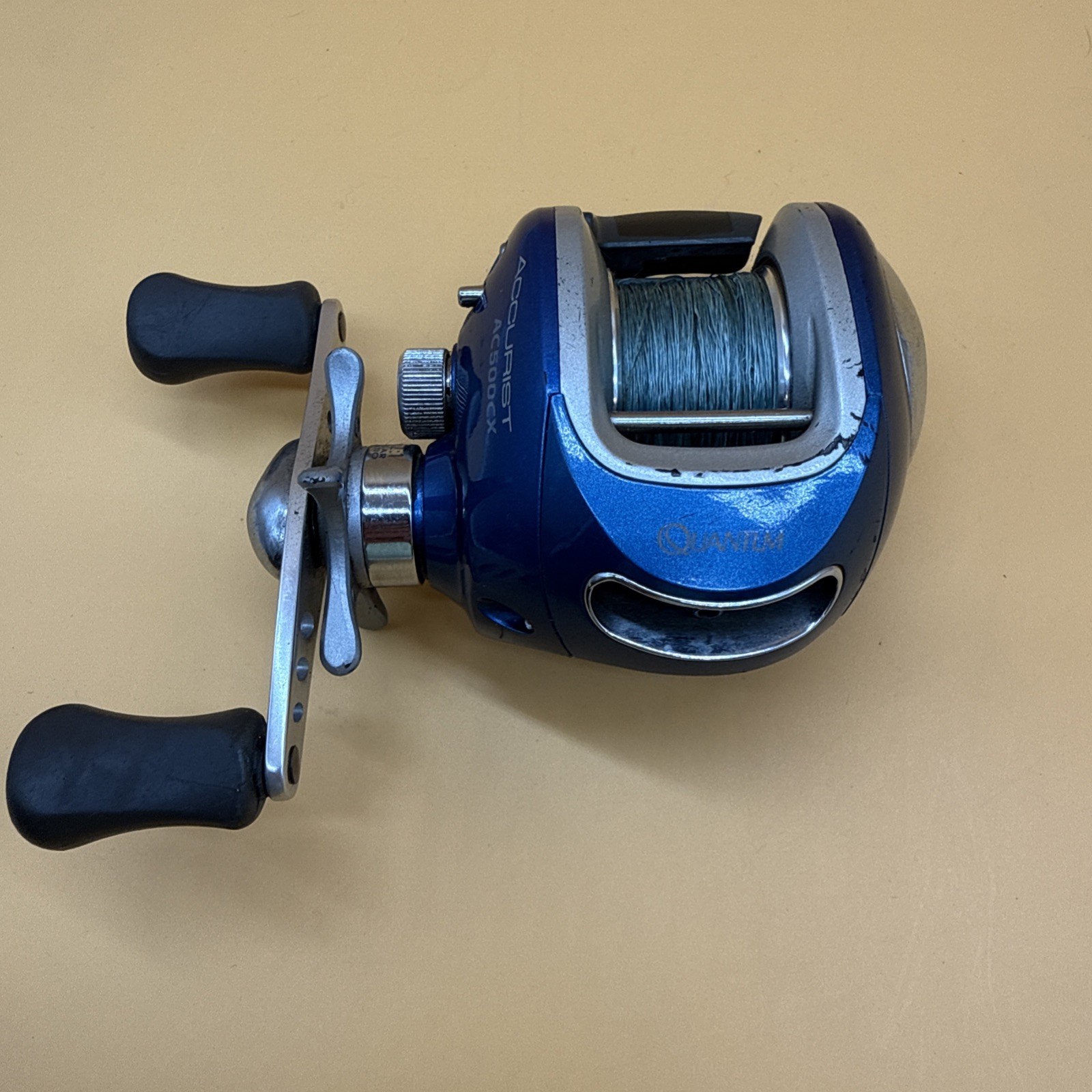 Quantum Accurist AC500CX Baitcast Reel Blue Tested