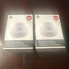 Lot Of 2 Joovy Boob Breast Pump Adapter Pack Of 2 White New Package Sealed PPSU