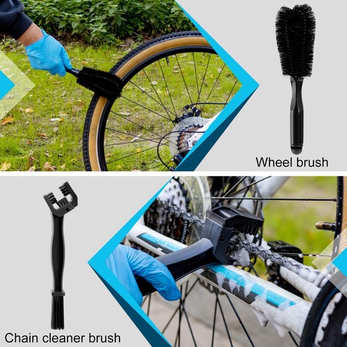 Bike Chain Cleaning Kit - Including Bicycle Chain Cleaner Degreaser, Cycling ... - Picture 4 of 7
