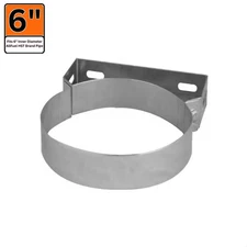 Wall Bracket for 6 In. Double Wall Chimney Pipe