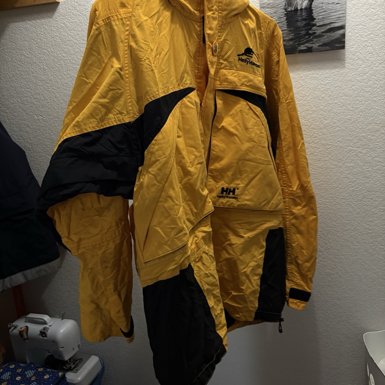 Helly Hansen HellyTech Colorblock Yellow Black Ho… - image 4