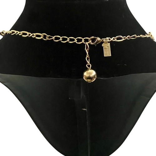Kate Spade - Enamel & Rhinestone Flower Statement Collar Necklace, Cream & Gold - Picture 3 of 7