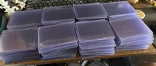 300 Used Top Loaders Card Protectors Shipping Supplies