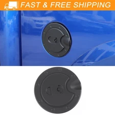 🏆Fuel Tank Door Cover Gas Cap Trim Accessories For Dodge Ram 1500 2010-17 Black