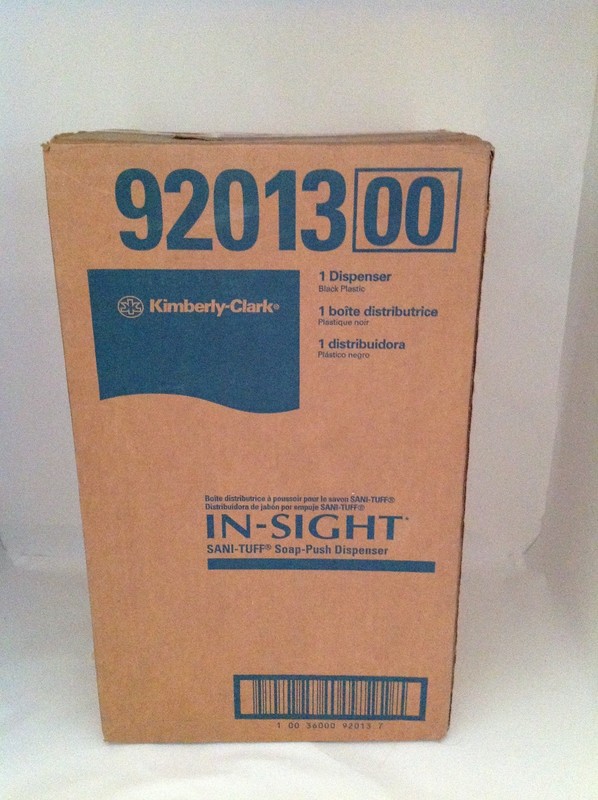 Kimberly-Clark 92013 In-Sight SANI-TUFF Soap-Push Dispenser Black Plastic
