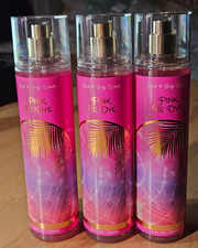 3xBath Body Works Pink Tie Dye Fine Fragrance Body Mist Spray 8 oz/236ml H4-2