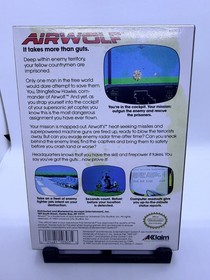 Airwolf (Nintendo NES, 1989) Vintage Acclaim REV-A Oval Seal - MINT!