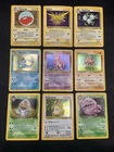 Vintage Pokemon Cards Holo Rare WOTC Lot Base Set, Jungle, Fossil - Mewtwo MP/HP