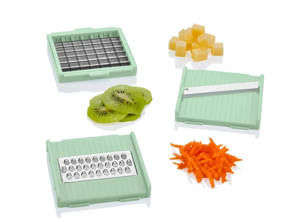 LIVARNO home Multifunktionsschneider-Set, 6 Einsätze mit Edelstahlklingen - Bild 4 von 4