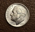 1960-D ROOSEVELT DIME Coin  condition VERY GOOD (see photos) #2