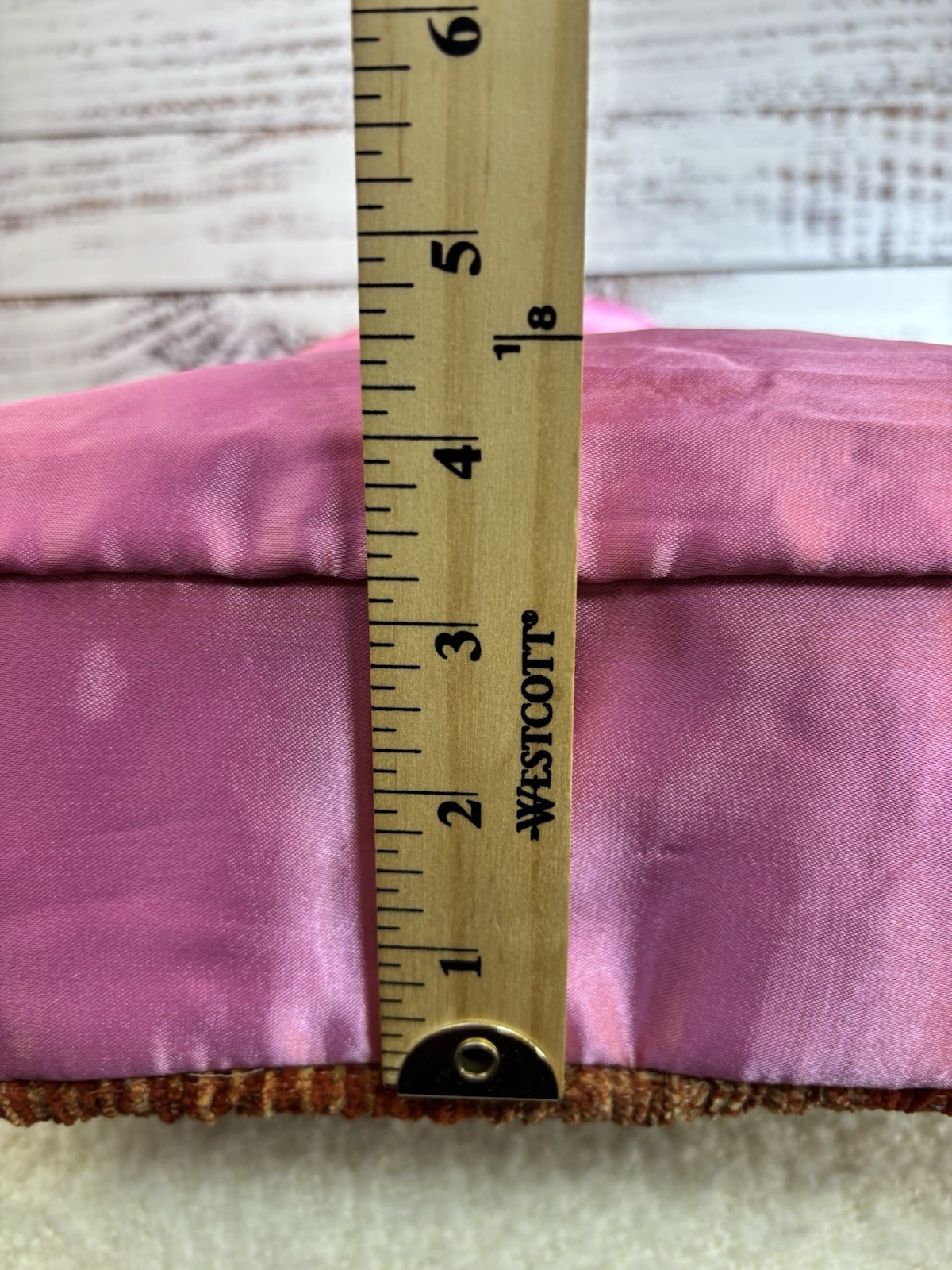 Bijoux Terner Home Bag Patchwork Saniel Pink Brow… - image 9