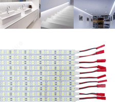 10pcs Under Cabinet LED Light 12V LED Light Strip Rigid Super Bright White /Warm