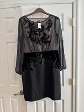 Black Dressy Dress Ann Taylor Size 12