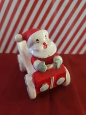 Vintage Christmas Holt Howard Santa Convertible Car Christmas Candle Holder 1959