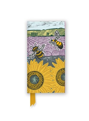 Kate Heiss: Sunflower Fields (Foiled Slimline Journal) | Flame Tree Publishing