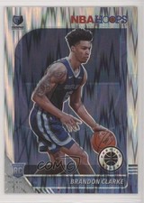 2019-20 NBA Hoops Premium Stock Rookie Variation Flash Prizm Brandon Clarke yf1