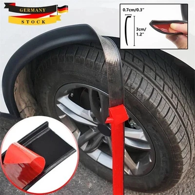Universal 3m Radlauf Schutzleisten Verbreiterung Kotflügel Reparaturblech Gummi  - Bild 1 von 4