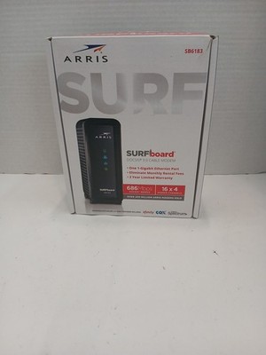 ARRIS SURFboard SBG7600AC2 Cable Modem & Wi-Fi Router - Black