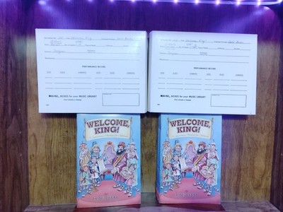 Welcome King Christmas Musical Children Hank Beebe 18 Copies Sheet Music Lot