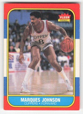 Marques Johnson 1986-87 Fleer #54 Los Angeles Clippers VG